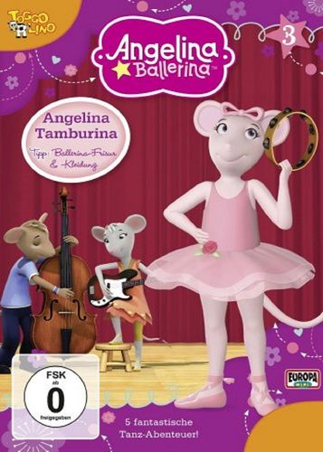 DVD Angelina Ballerina 003  3 Angelina Tamburina  NEU & OVP