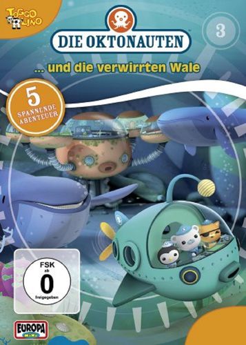 DVD Die Oktonauten  3 und die verwirrten Wale  TV-Serie 5 Episoden OVP & NEU