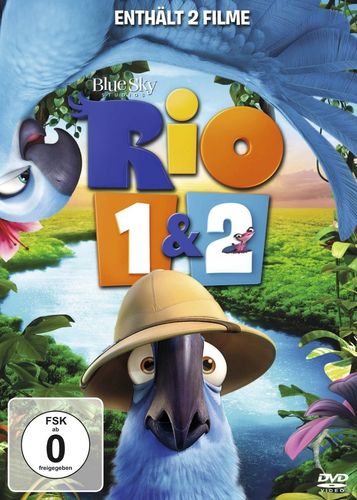 DVD Rio 1 + 2 Doppelbox 2x DVDs von den Machern von Ice Age NEU & OVP