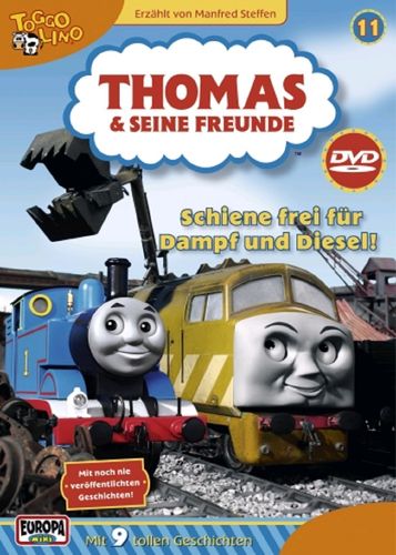 DVD Thomas und seine Freunde 11 Schienen frei für Dampf und Diesel TV-Serie 9 Folgen OVP NEU