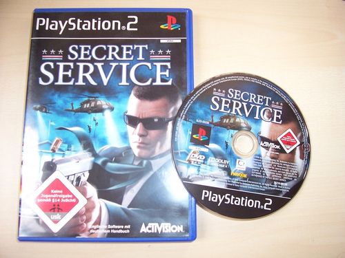 PlayStation 2 PS2 Spiel - Secret Service   USK 18 komplett + Anleitung gebr.