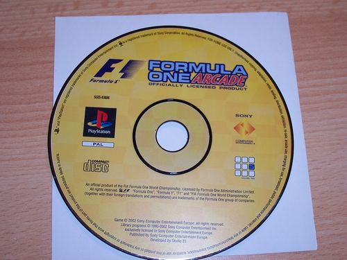 PlayStation 1 PS1 Spiel - Formula One Arcade - F1 Formel 1 Formula 1  PSone USK 0  - nur CD  gebr.