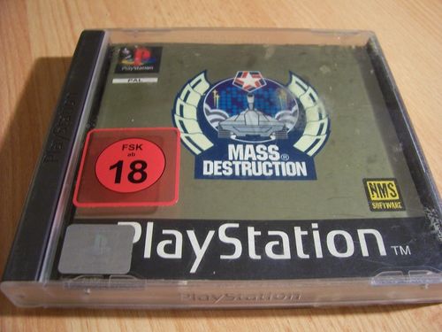 PlayStation 1 PS1 Spiel - Mass Destruction  PSone PSX  USK 18  - mit Anleitung  gebr.