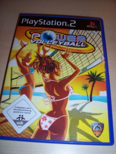 PlayStation 2 PS2 Spiel - Power Volleyball  Beachvolleyball  USK 0 komplett + Anleitung gebr.