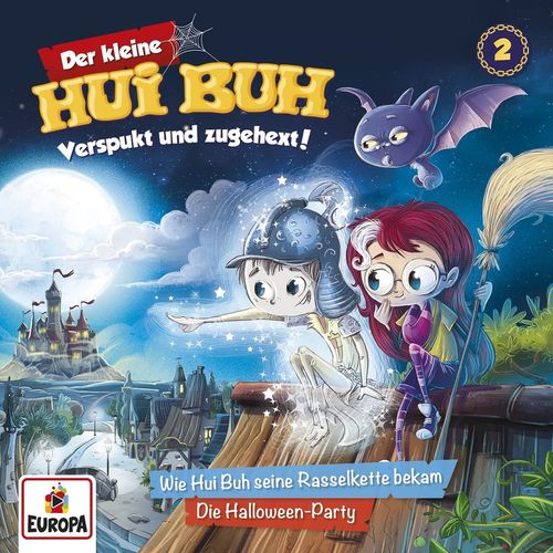 Der kleine Hui Buh Hörspiel CD 002 2 Wie Hui Buh seine Rasselkette bekam + Halloween-Party NEU & OVP