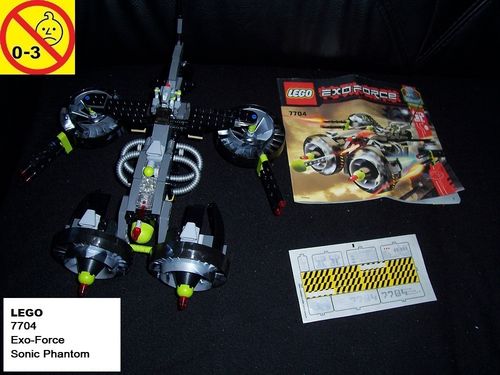 LEGO ® System / Exo-Force Set 7704 - Sonic Phantom Schallphantom + BA gebr.