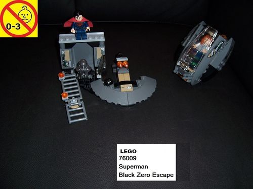 LEGO ® System / Studios / Super Heroes Set 76009 - Superman Black Zero Escape von 2013 ohne BA gebr.