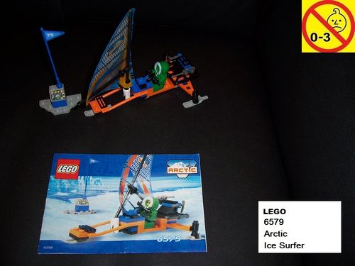 LEGO ® System / Adventurers Arctic Set 6579 - Ice Surfer Eissurfer 2000 + BA gebr.
