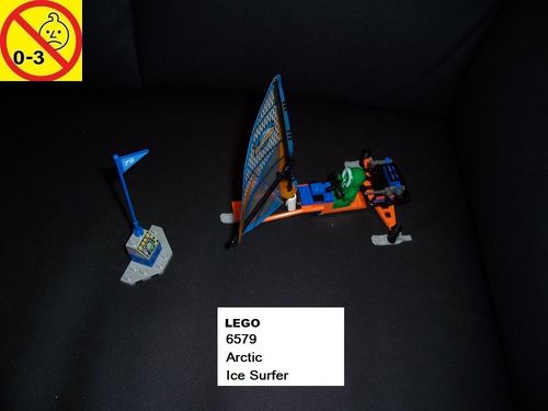 LEGO ® System / Adventurers Arctic Set 6579 - Ice Surfer Eissurfer 2000 - ohne BA gebr.