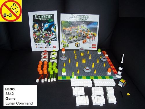 LEGO ® Games / Spiele Set 3842 - Lunar Command 100% komplett + BA ohne OVP gebr.