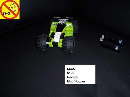 LEGO ® System / City / Racers Set 8492 - Mud Hopper - Rennwagen Pull-Back-Motor Auto ohne BA gebr.