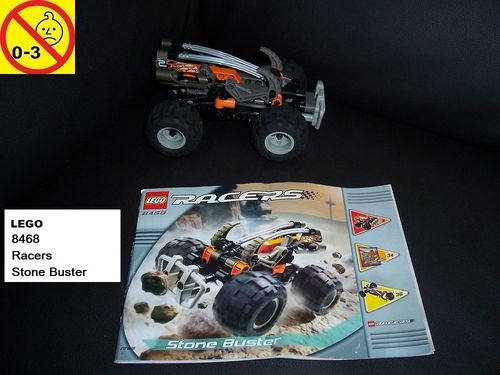 LEGO ® Technic / Racers Set 8468 - Drome Racers Power Crusher Stone Buster Rennwagen Auto + BA gebr.