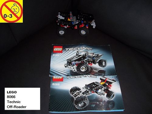LEGO ® Technic Set 8066 - Off-Roader Jeep Geländewagen Auto 2011 + BA gebr.